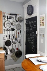 Brilliant DIY organization idea for a tiny kitchen!